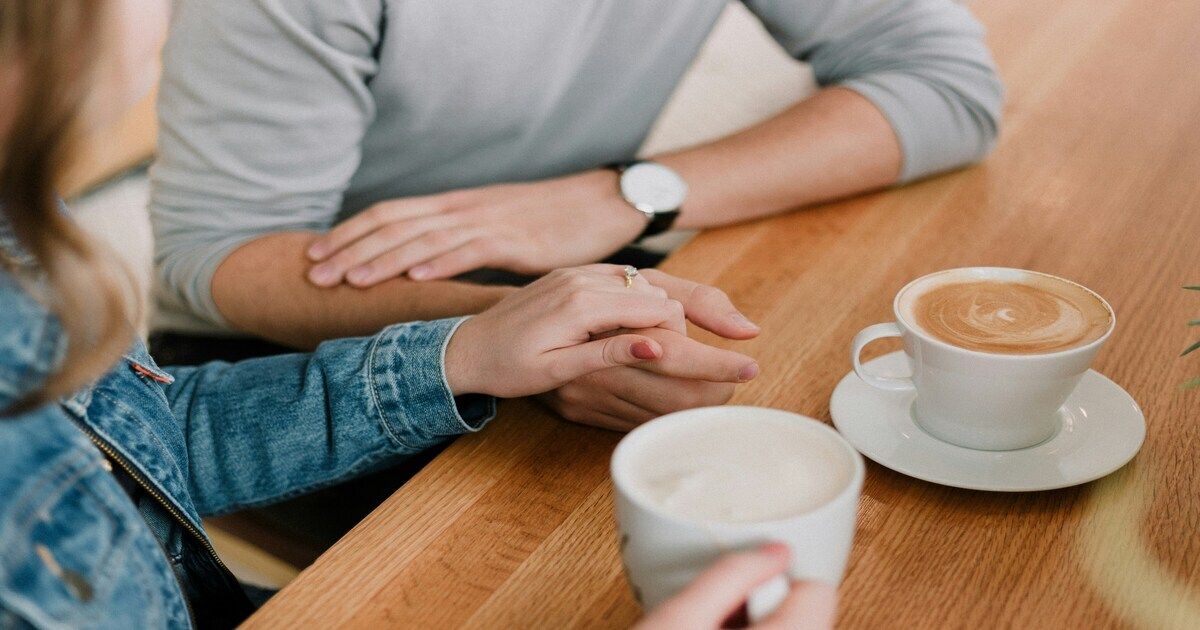 couple having a conversation